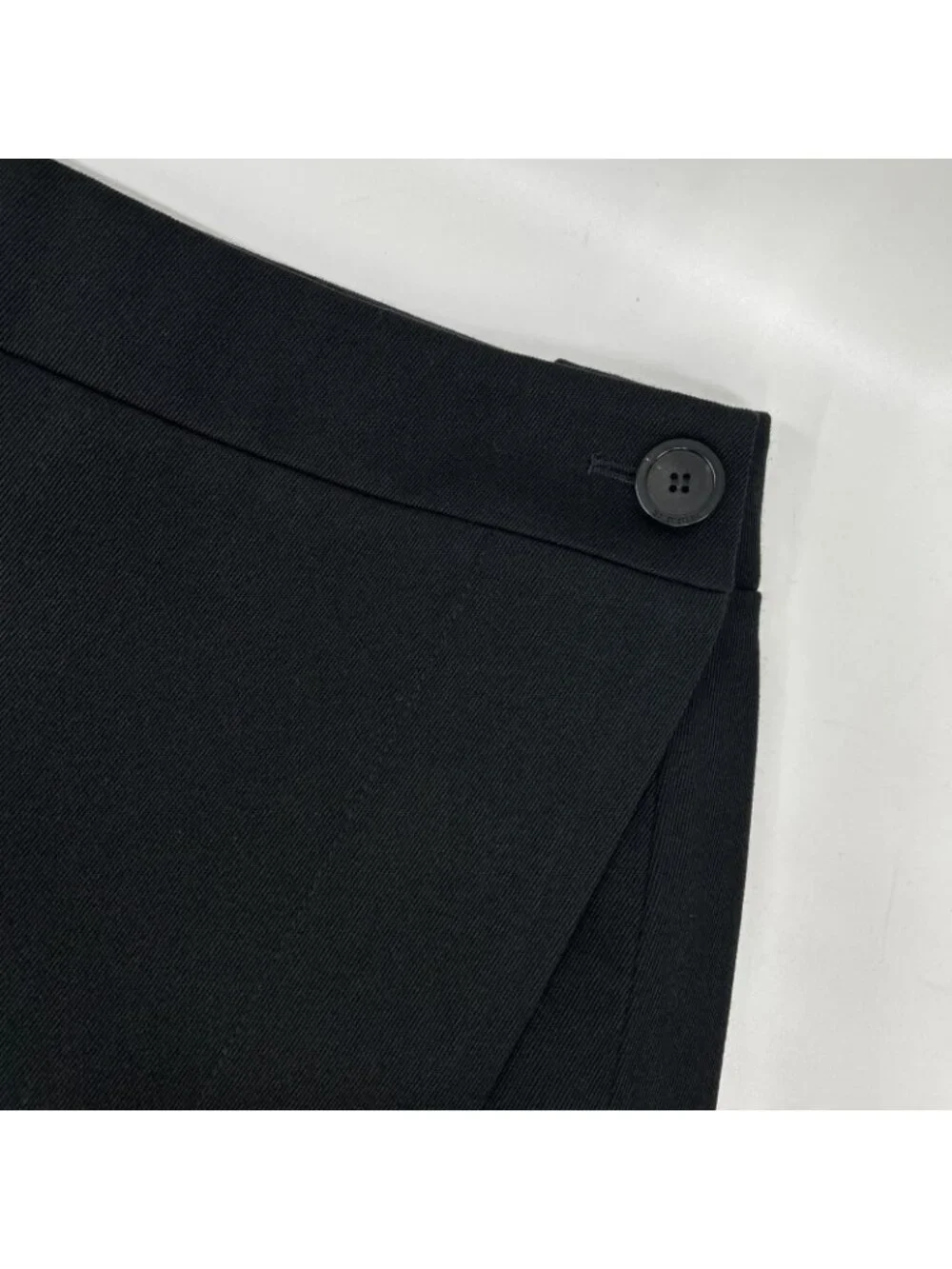 Balenciaga Black Wool Skirt